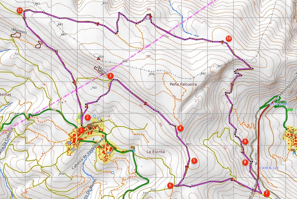 Route Serra da Enciña da Lastra