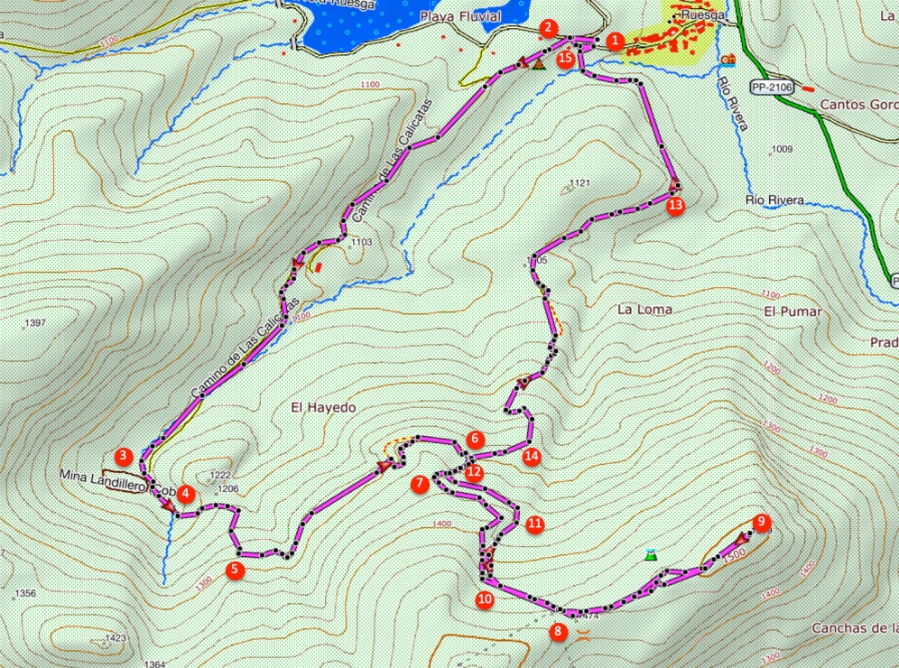 Itinerario Pico Almonga