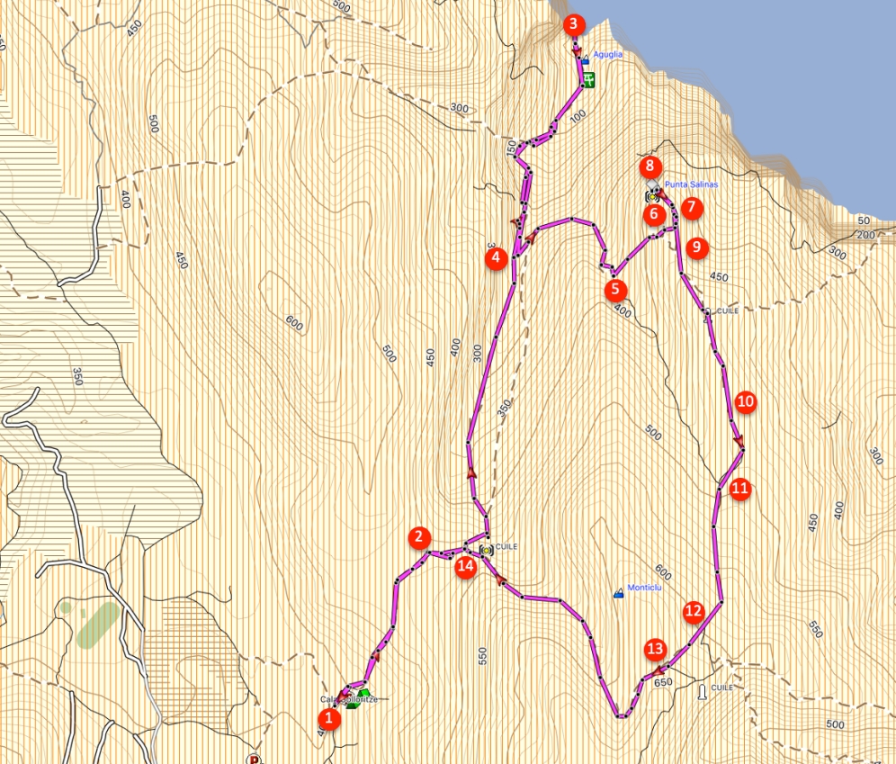 Itinerario Punta Salinas