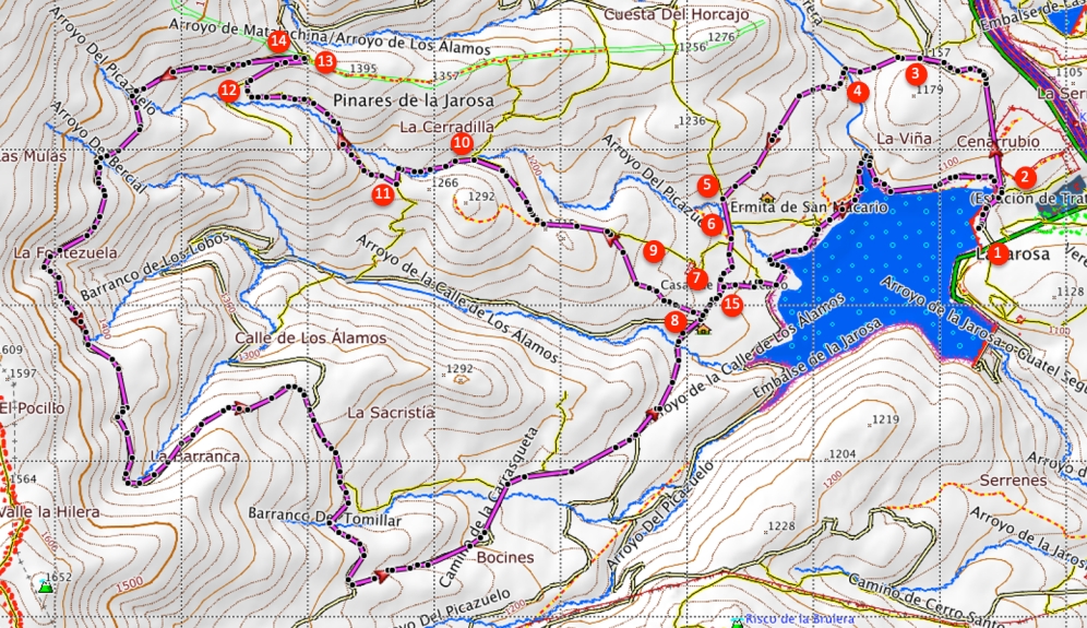 Route La Jarosa