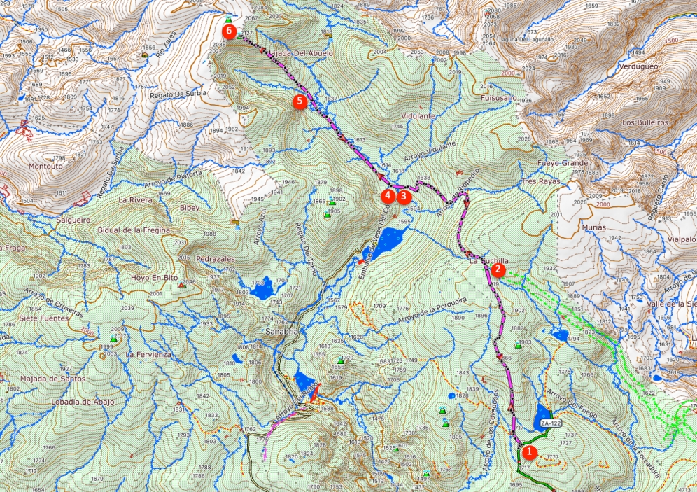 Itinerario Peña Trevinca