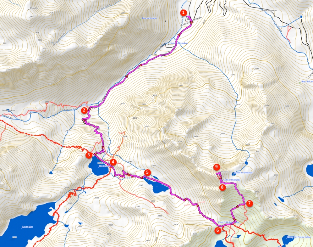 Route Montardo