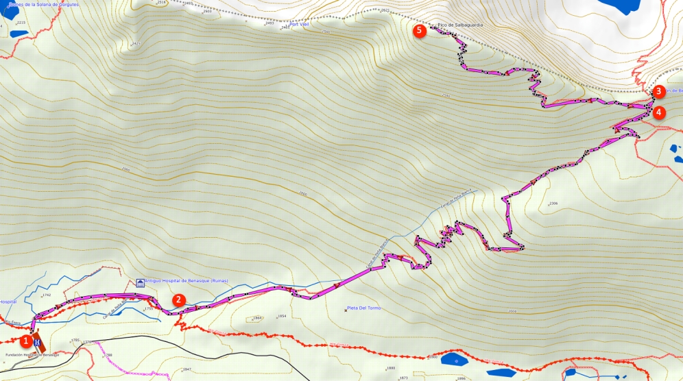 Ruta Pico de Salbaguardia