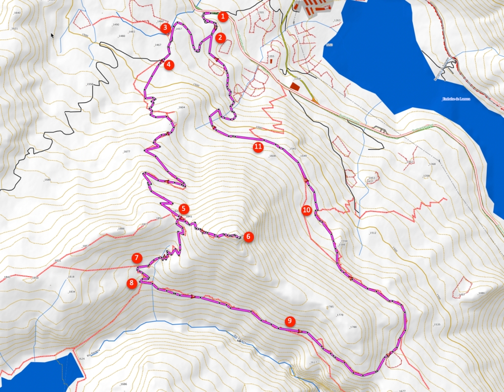 Route Punta Pacino