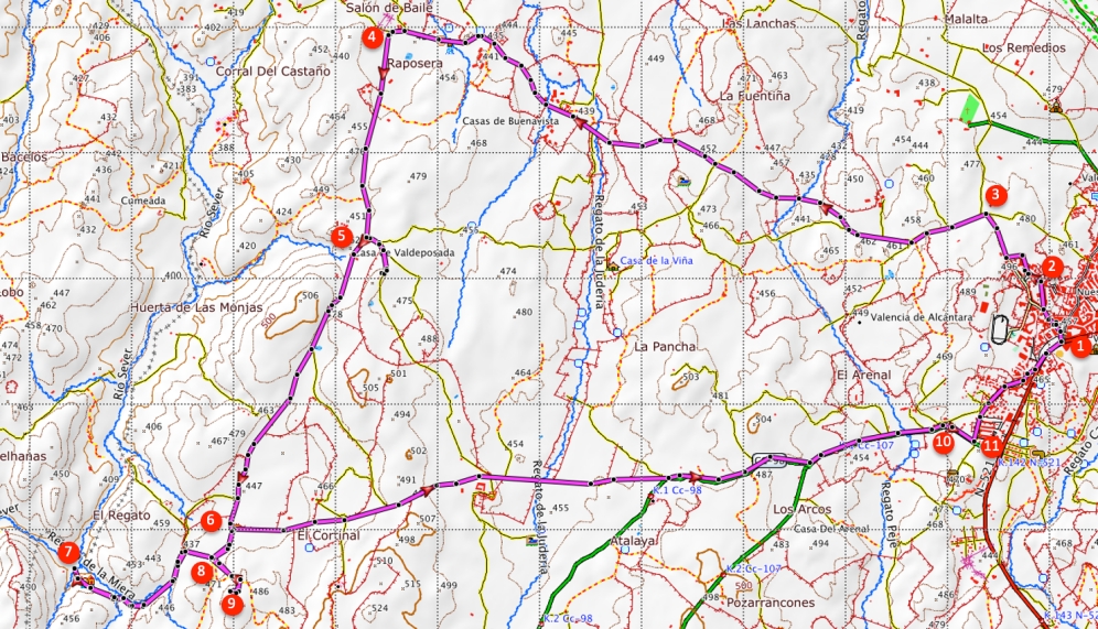 Route Molino de la Negra