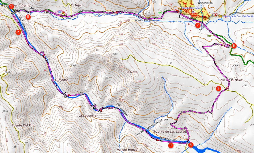 Route Rivier de Escabas