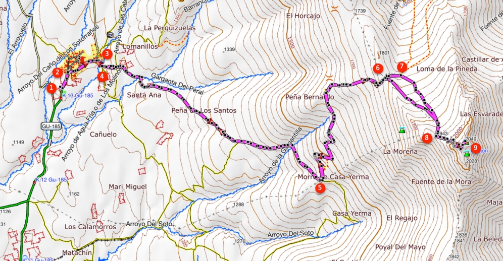 Route Ocejón