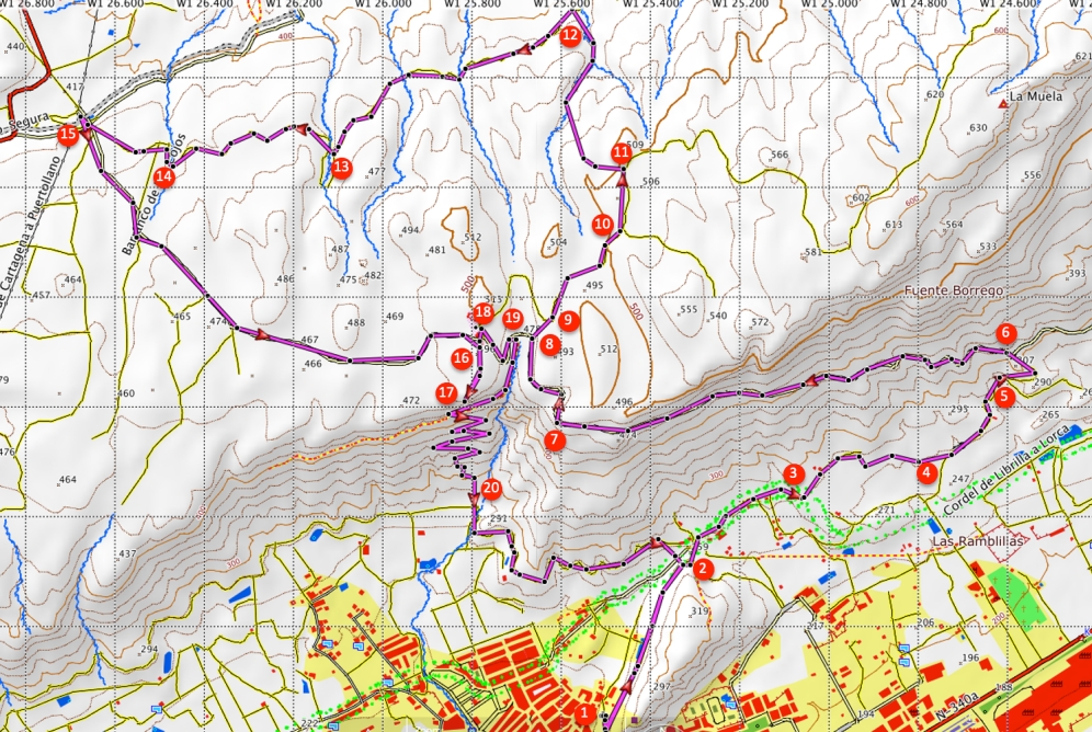 Itinerario Sierra de la Muela