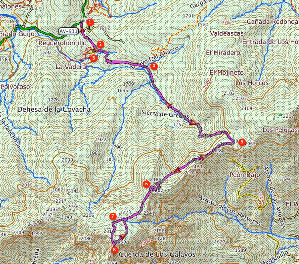 Itinerario La Mira