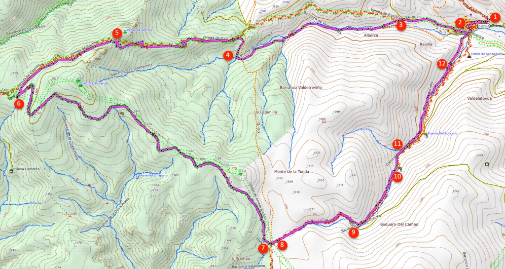 Route Rotsen van Herrera