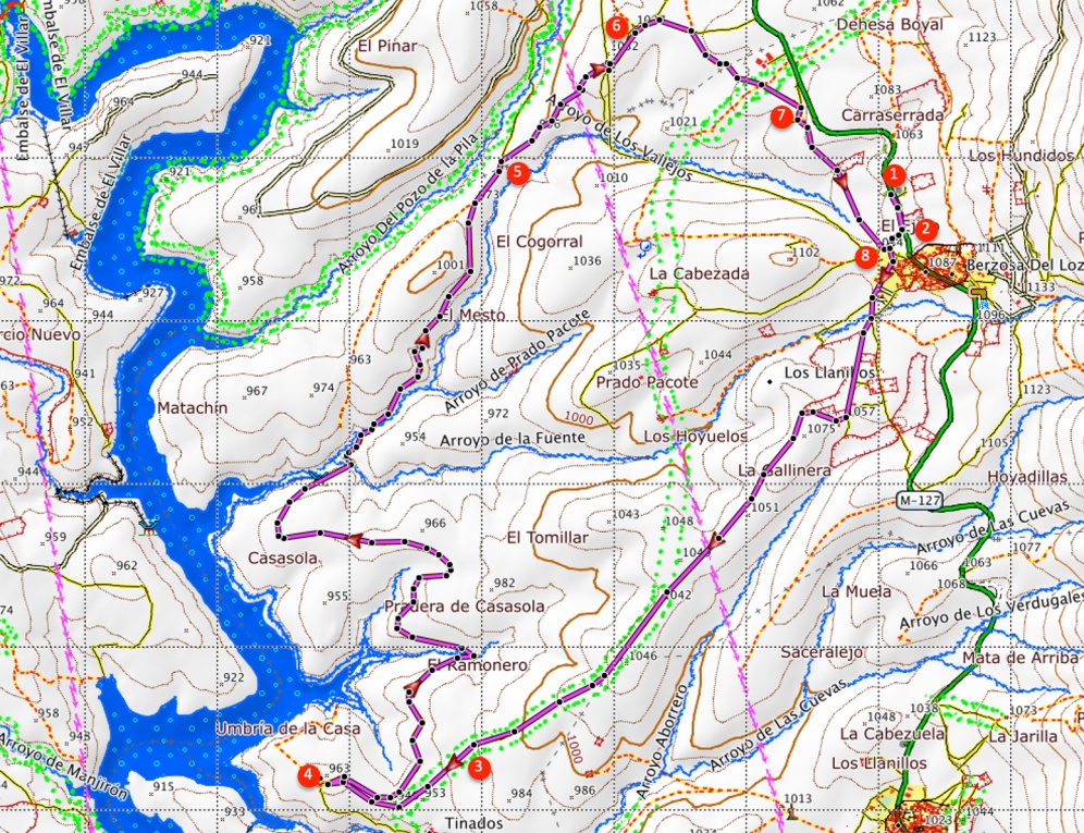 Route Casasola