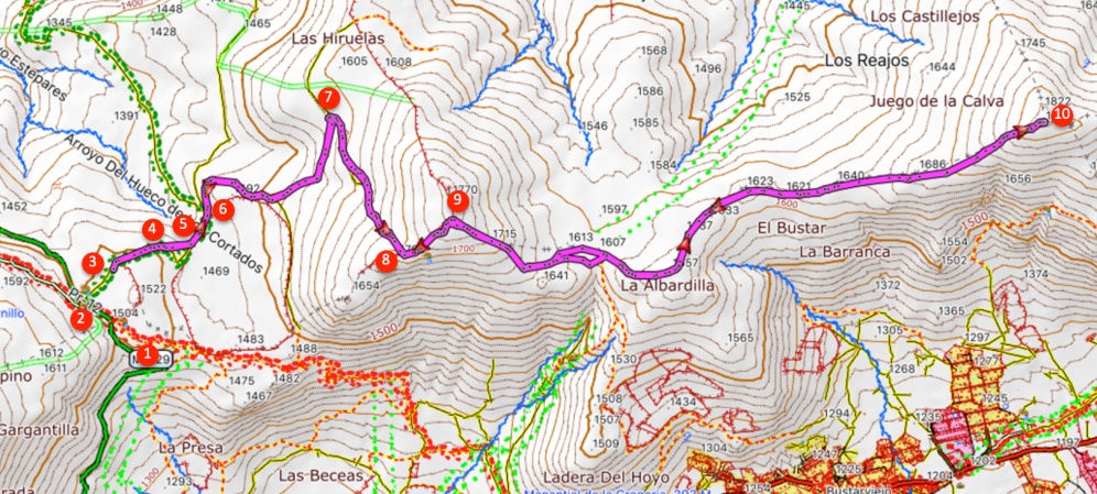 Itinerario Mondalindo (andata)