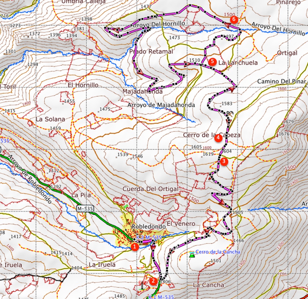 Ruta Pinarejo de Robledondo