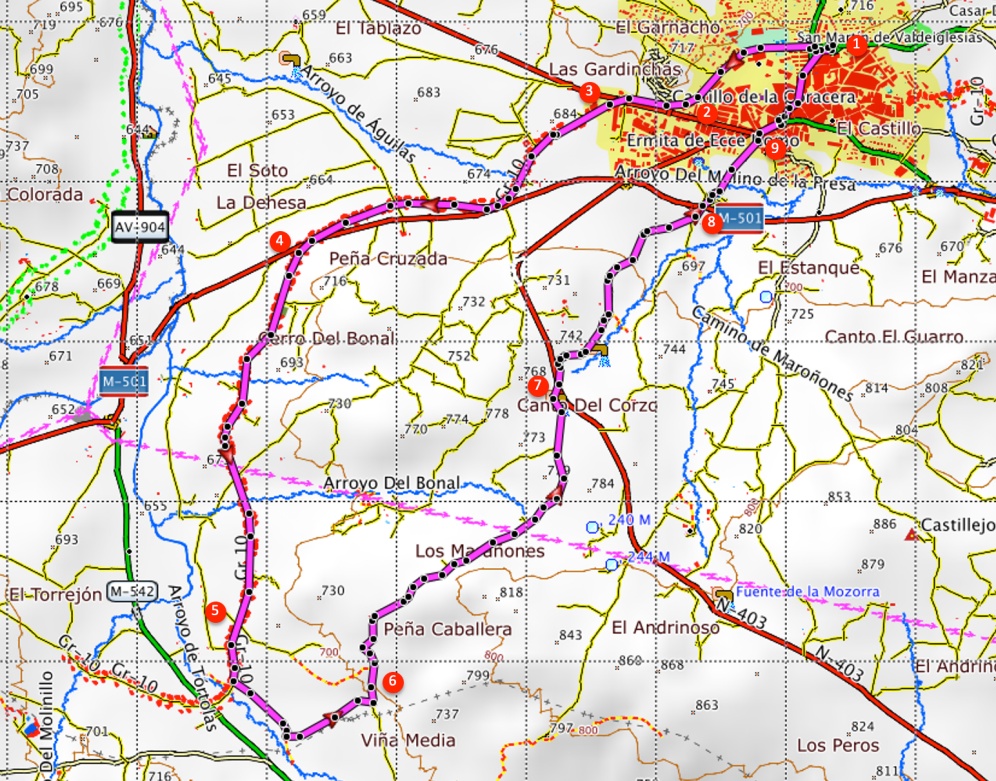 Itinerario Itinerario del Vigneto