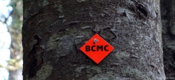Bord aan het begin van de BCMC Trail