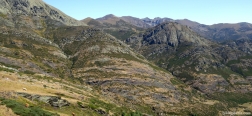 Uitzicht tijdens de klim naar de Pico Murcia