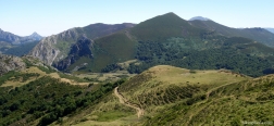 Uitzicht tijdens de klim naar de Pico Remelende
