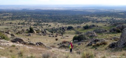 Afdaling vanaf de Cerro de San Pedro