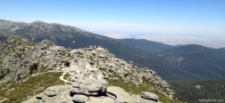 Uitzicht vanaf de zevende top van Siete Picos