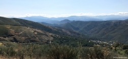 Uitzicht op de klim naar de Peña del Seo