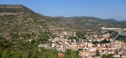 Vista sobre Monistrol de Montserrat