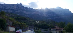 Uitzicht op de Montserrat