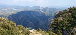Views on the descent from Sant Jeroni