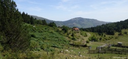 Pfad in der Nähe der Berghütte von Callau