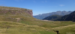 Uitzicht op de klim naar de Berghut van Arlet