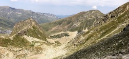Abstieg vom Pic Negre d'Envalira