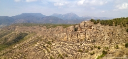 Uitzicht op de Sierra Espuña