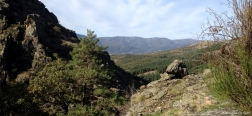 View near the Cascade of the Purgatorio