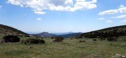 View over the Sierra Norte de Madrid