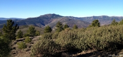Uitzicht vanaf Pico Somosierra