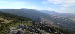 Uitzicht vanaf de Cañada de la Cuerda
