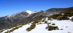 Paesaggio invernale nella Sierra Cebollera