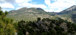 Uitzicht op de Poyos de la Carilarga
