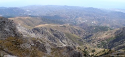 View on the Sierra de Tejeda