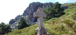 Kreuz in der Nähe der Peña de Francia
