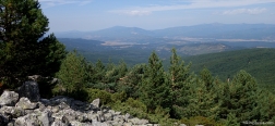 Views on the ascent to the Cerro Zolorro