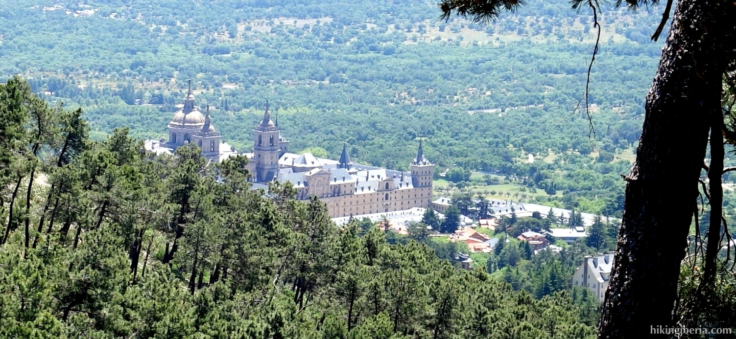 Uitzicht op het Kloosterpaleis van El Escorial