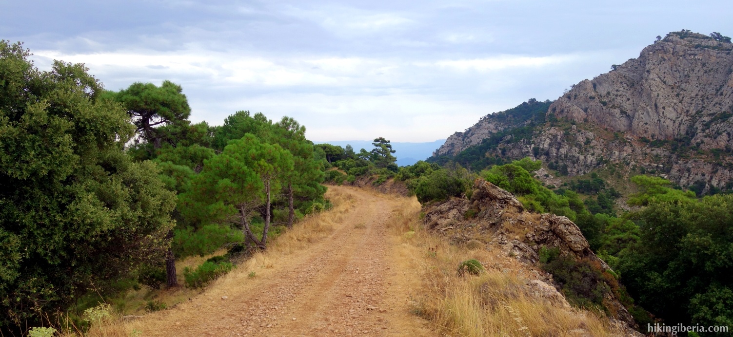 Schotterweg zum Coll de la Refoia