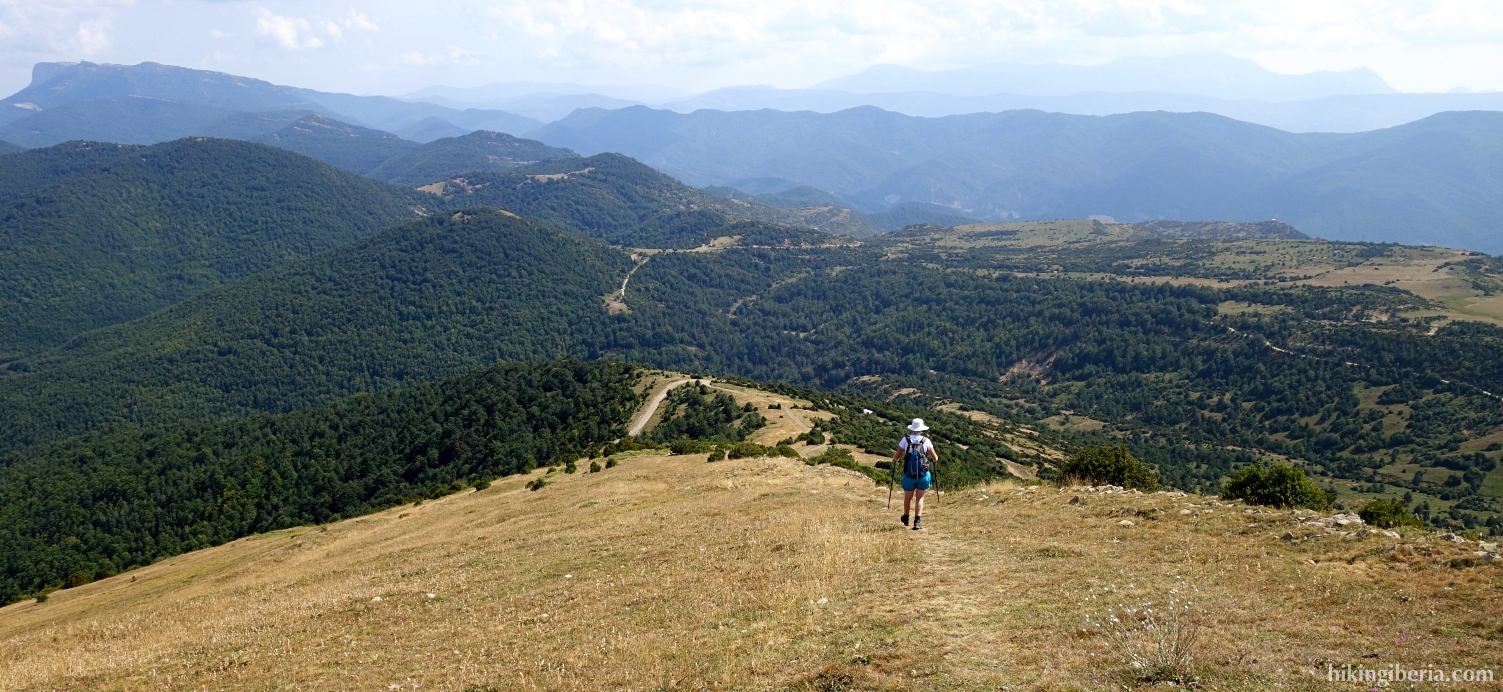 Descent from the Pico Oturia