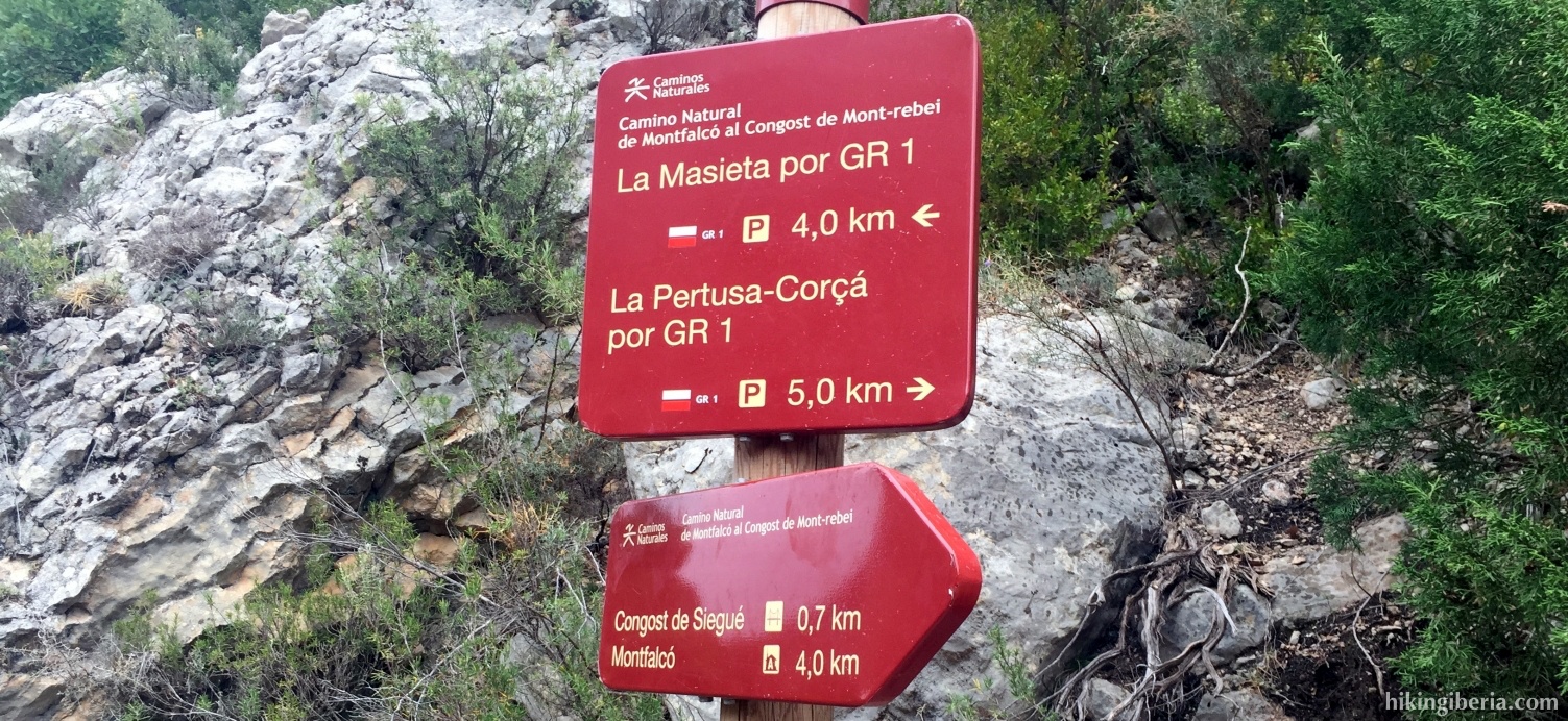 Signpost on the GR-1