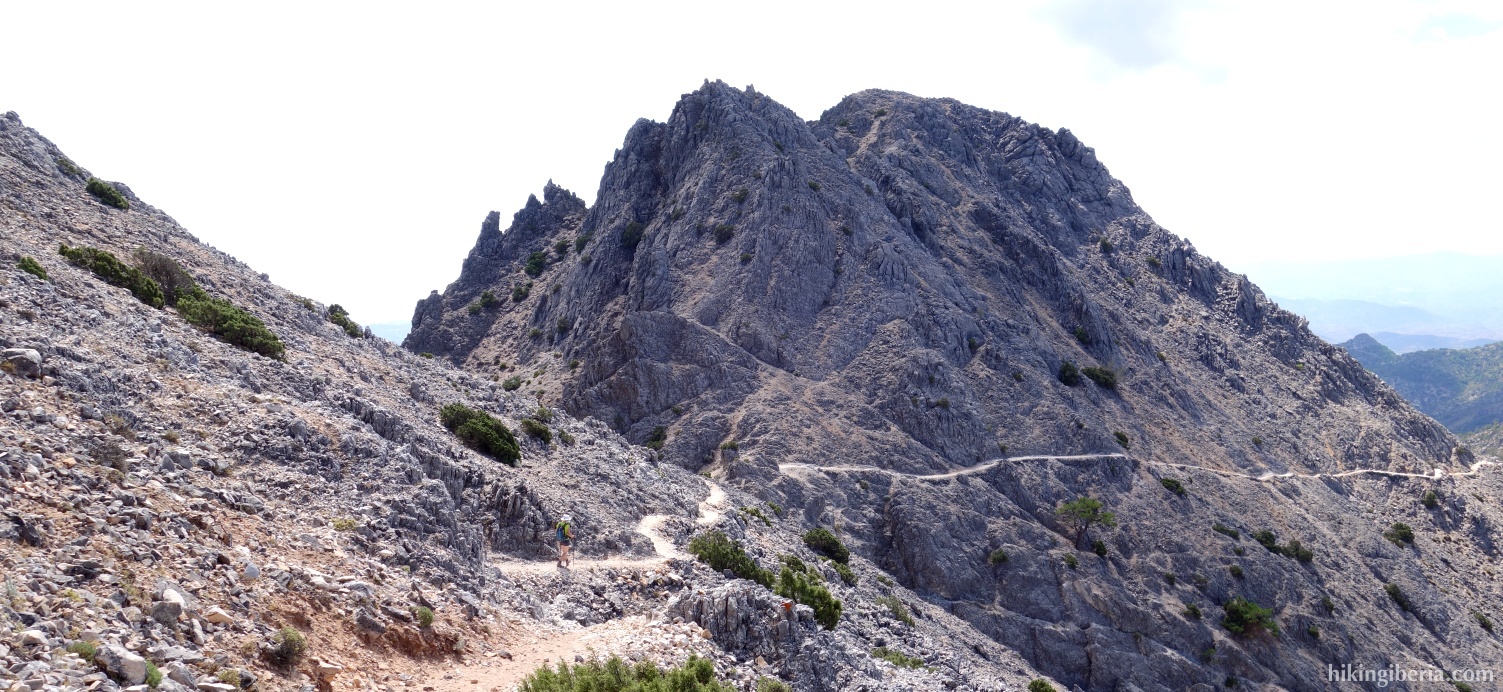 Descent from El Lucero