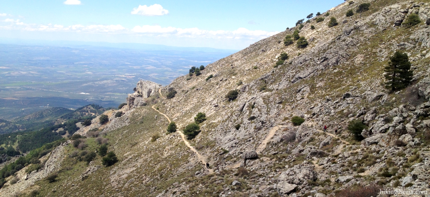 Abstieg über Los Castellones