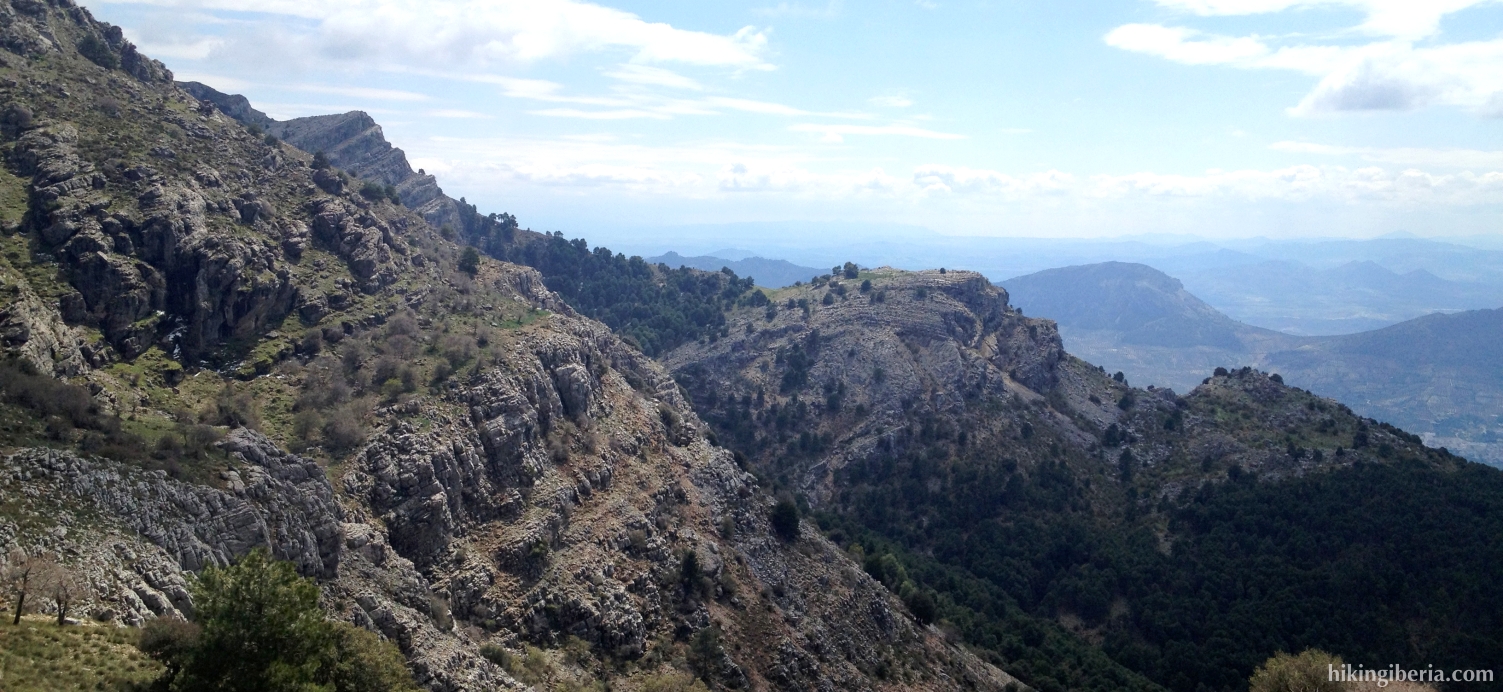 Descent via Los Castellones