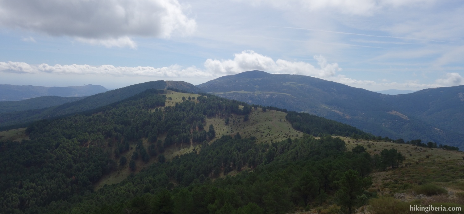 Uitzicht vanaf de Cabeza de la Parra