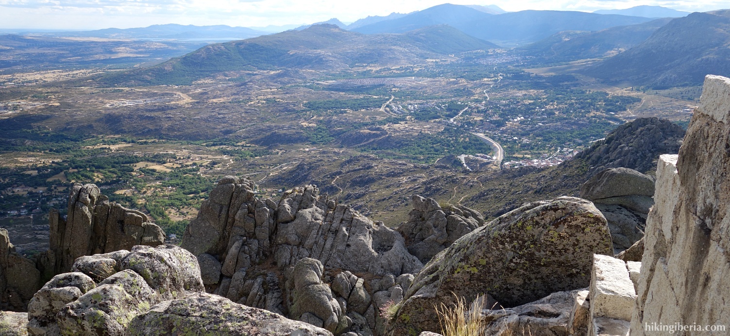 Uitzicht vanaf de Cancho Gordo