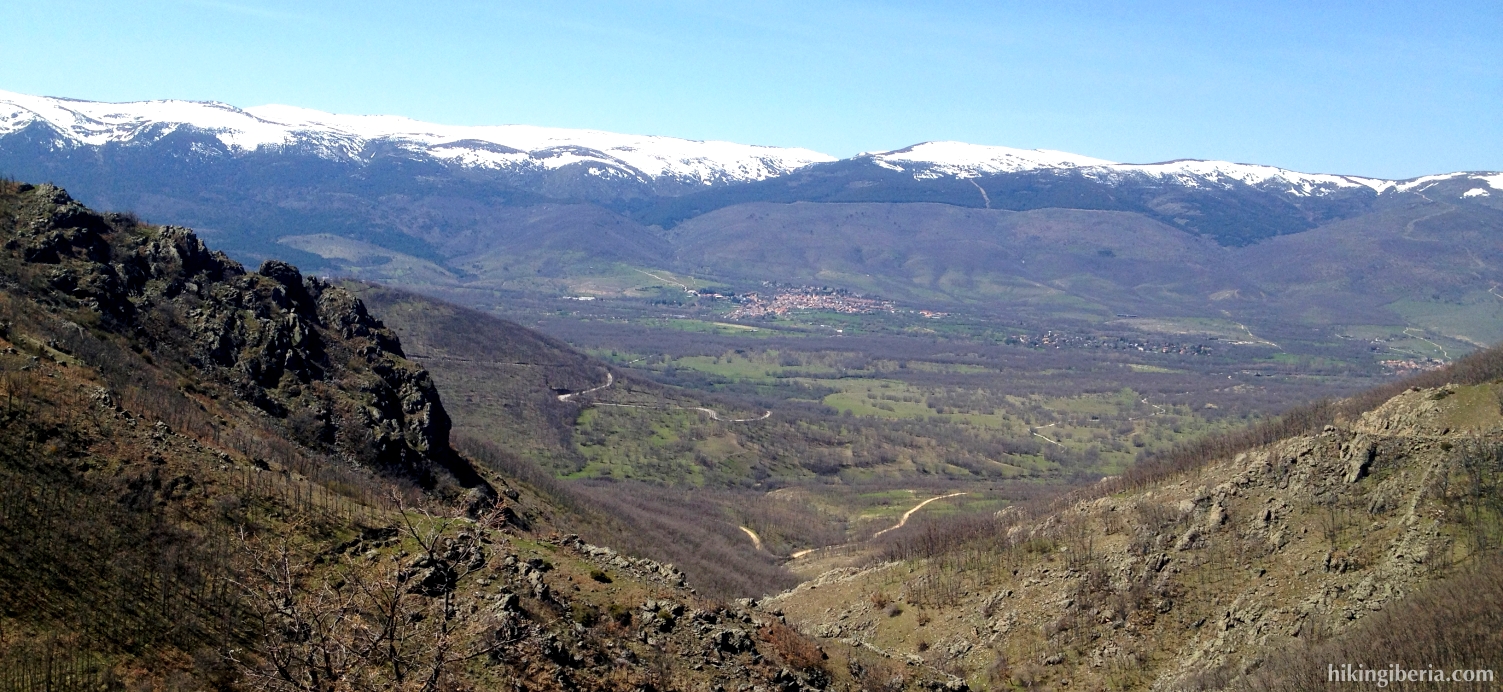 Aussicht auf Alameda del Valle